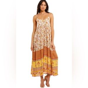 Spell & The Gypsy Collective X Revolve Portobello Road Strappy Dress-Honeydew